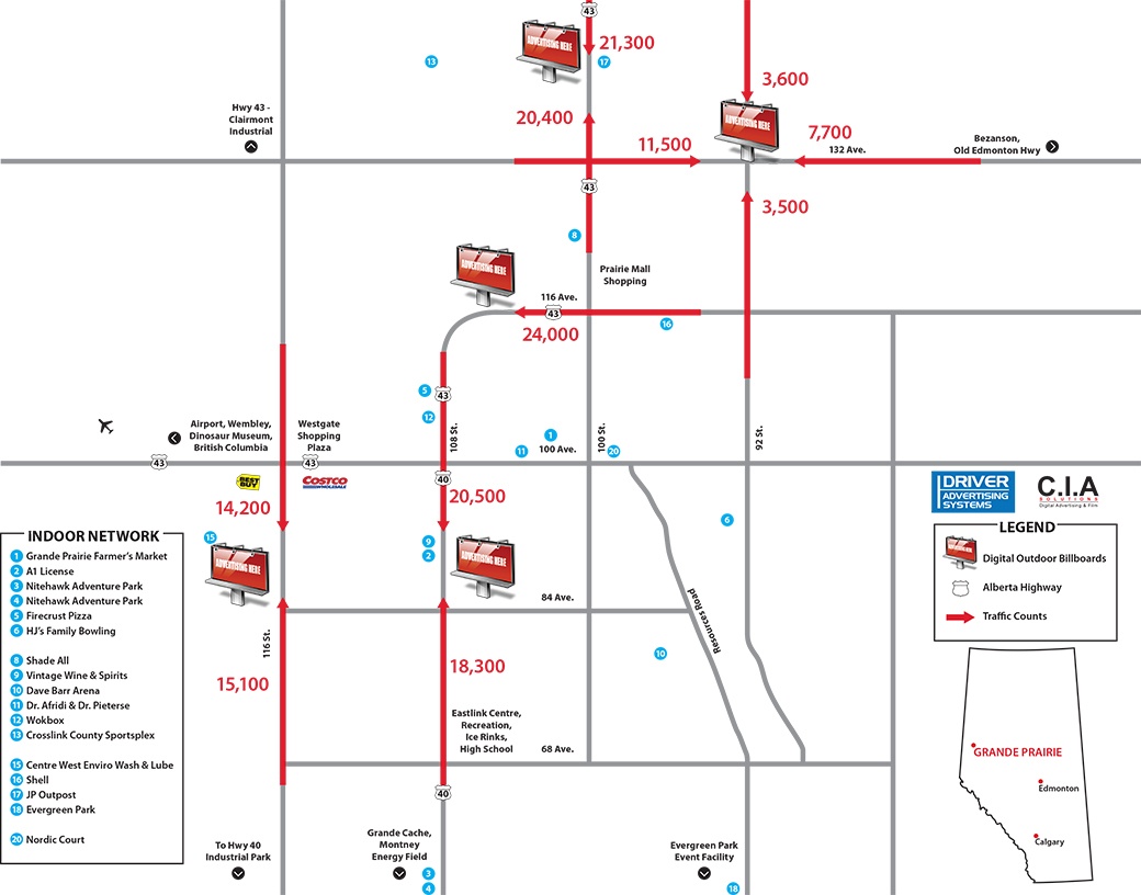 CIA Solutions Screen Network CIA Solutions Screen Network Map